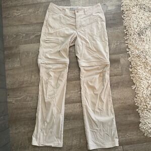 Guide Series Womens Convertible Zip Off Khaki Pants Size 4